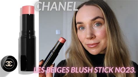 chanel blush no 23|LES BEIGES BLUSH STICK SHEER BLUSH IN A .